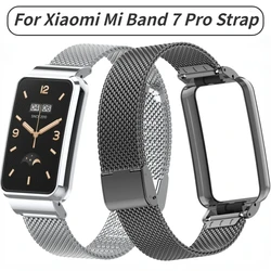 Milanese Strap For Xiaomi Mi Band 7 Pro Metal Stainless Steel Bracelet Correa For Mi Band 7 Pro SmartWatch Replacement Wristband