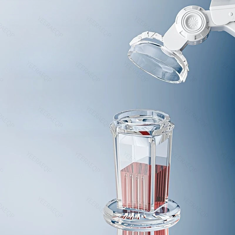 Glass staining jars for cell staining, staining racks, round and square staining jars, available for 5 to 60 slides Thick-walled