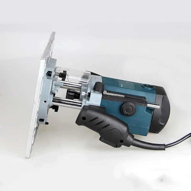新しい AT3311B 多機能電気穴トリミングマシン 220V 電気木材フライスフリップボードスロッティング彫刻機