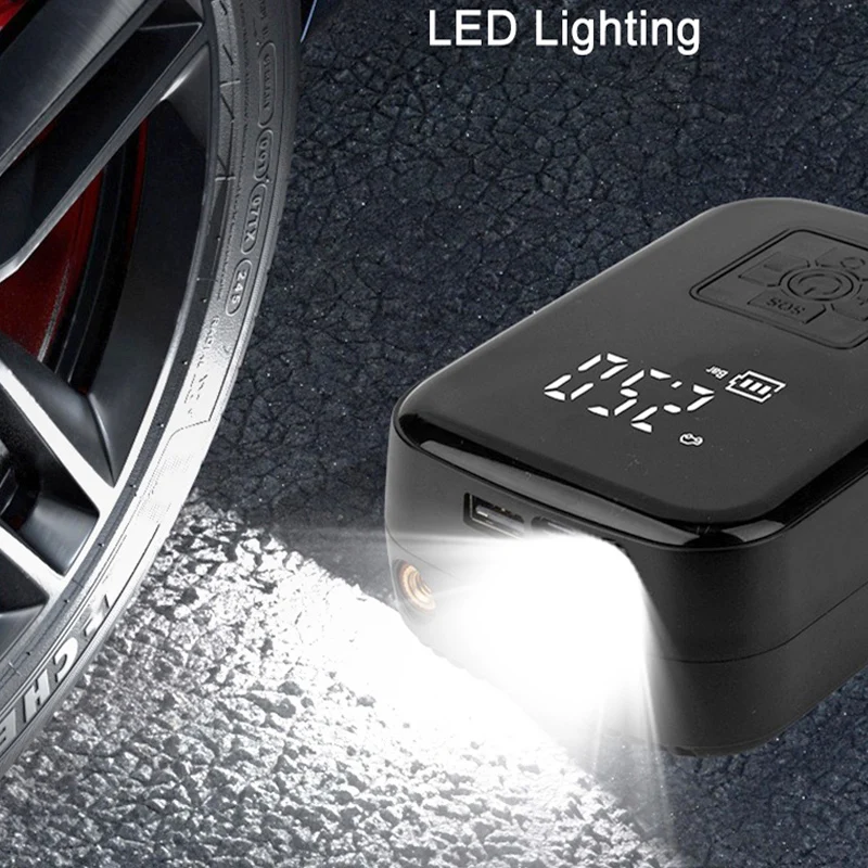 Luft Kompressor Luftpumpe Für Auto Tragbare Reifen Inflator Elektrische Motorrad Pumpe Luft Kompressor Für Auto Motorräder Fahrräder ﻿