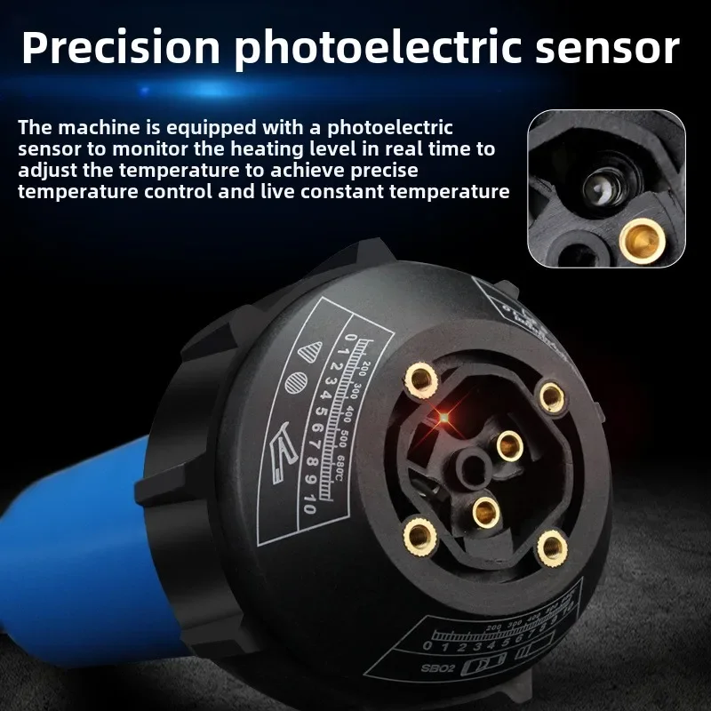 

New Industrial Grade 1600W High-power Hot Air Gun, Plastic Floor Leather Welding Gun, PVC Floor Adhesive Welding Line Joint Tool