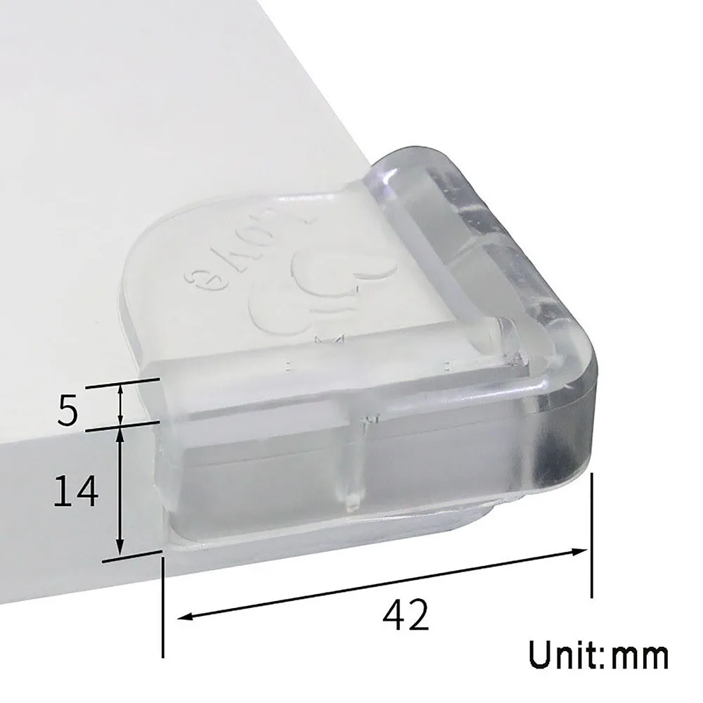 Child Baby Safety Soft PVC Protector Table Corner Edge Protection Cover Children Anticollision Edge & Guards - 4 Color optional