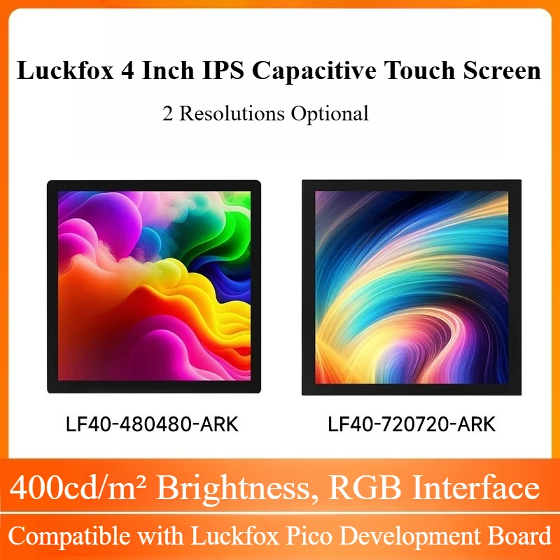 4 Inch IPS Capacitive Touch Screen HD LCD RGB Interface Display Panel 800x480 Resolution For Luckfox Pico