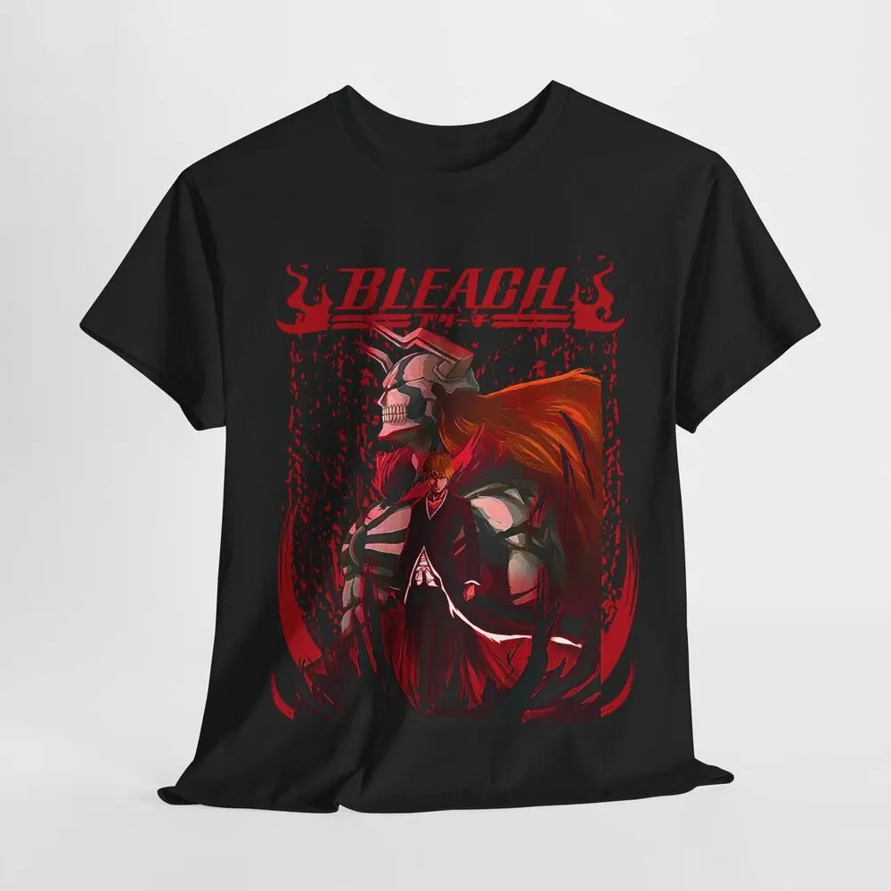 Bleach Anime T-shirt, Inspired Anime Ichigo Kurosaki T-shirt Black- Anime Gift