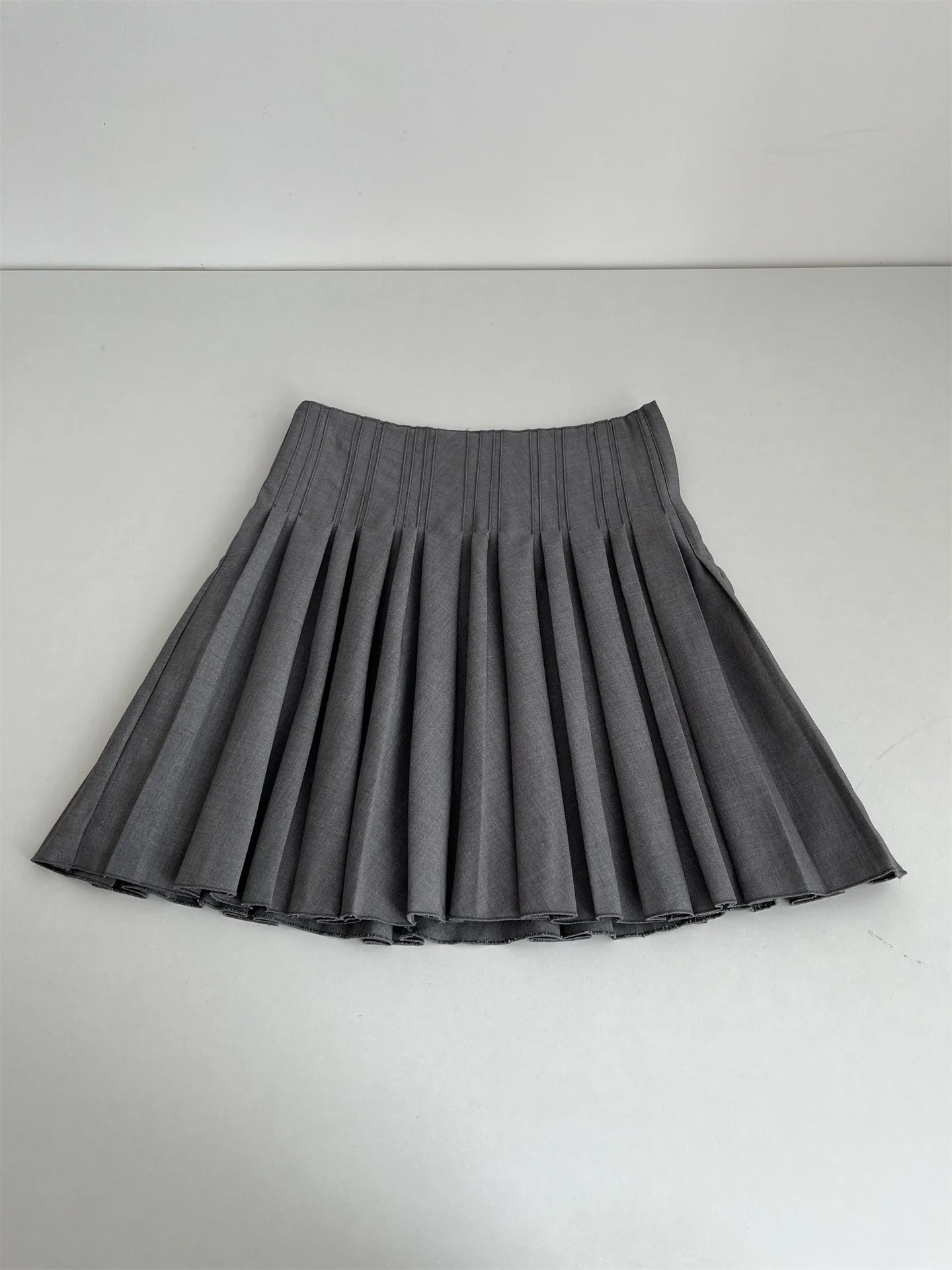 

High Waist Pleated Skirt Commuter Versatile Autumn New Sle Women's Faion Casual High Waist f-length Skirt