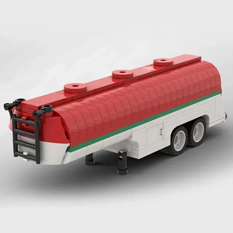 City Car Model Moc Building Bricks Octan Tractor Tanker Trailer Technology Modular Blocks Gifts Christmas Toys DIY Sets Assembly