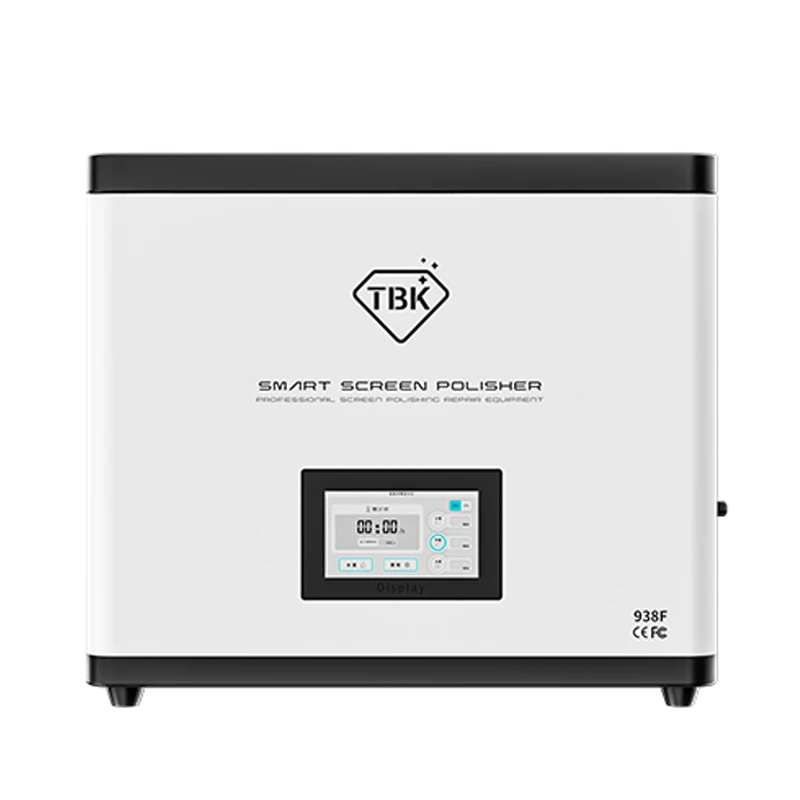 TBK 938F Desktop Mini Dual-station Mobile Phone Touch Screen Polishing Machine for Screen Scratch Polisher Machine iPhone Screen