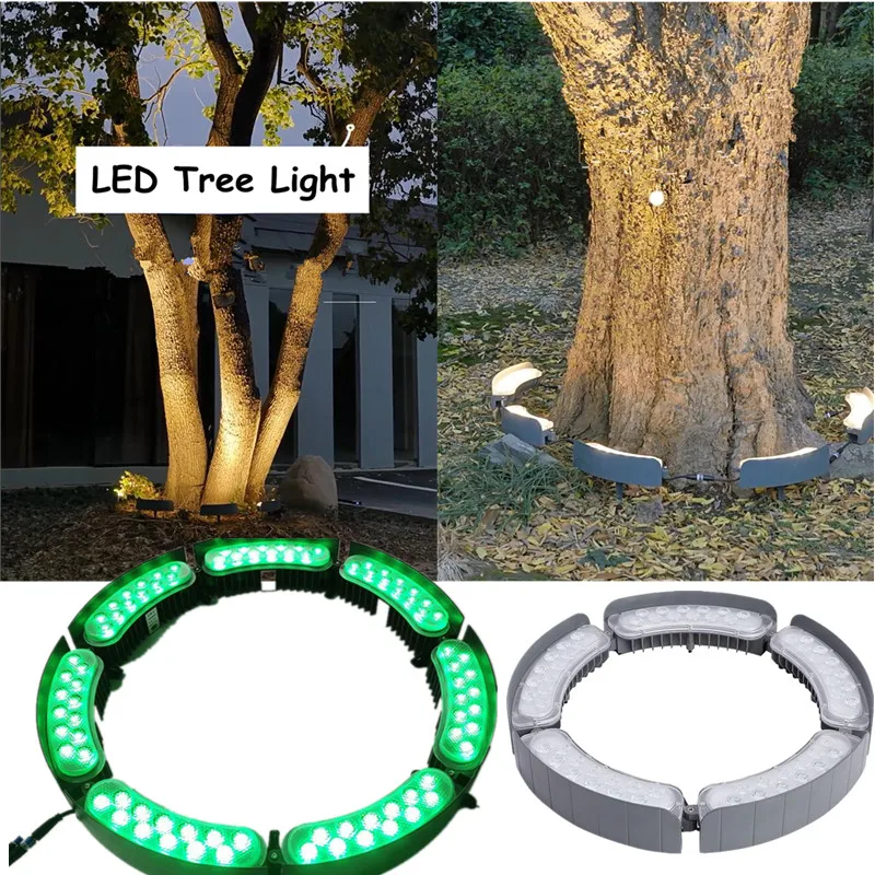 Courtyard Tree Lamp Colorful City Road Tree Lighting Lights Ip65 Waterproof Landscape Lighting Can Be Combined At Will 12v 24v