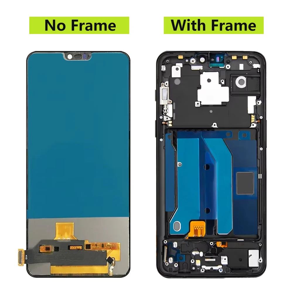 Screen For OnePlus 6 A6000 A6003 LCD Display Touch Screen Digitizer Assesmbly For One Plus 6 1+6 LCD Replacement Parts