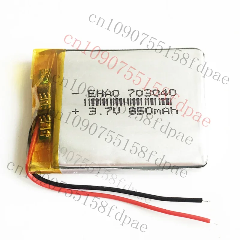 

OK 3,7 В 850 мАч Lipo Li Polymer аккумуляторная батарея 703040 для мобильного телефона GPS Mp3