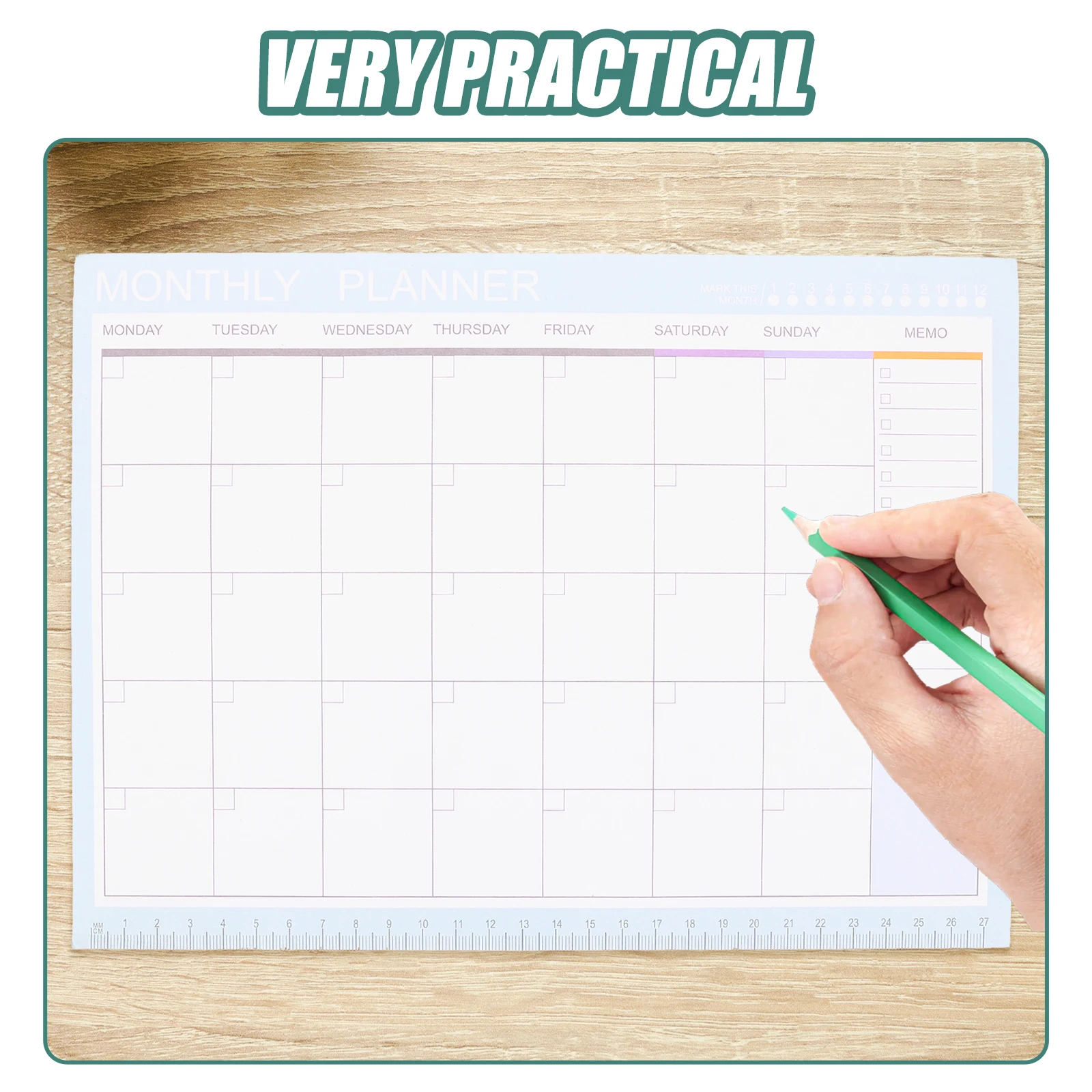 

Monthly Planner 2018 Schedule Notebook Spiral Calendar Book Agenda Weekly Spread Task Management Time Organization Decorative