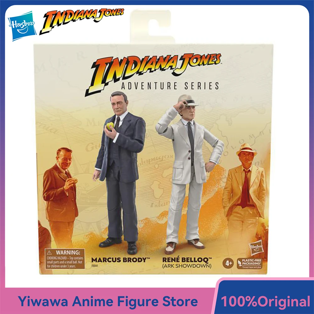 

[В наличии] Hasbro INDIANA JONES Adventure Series Marcus Brody & Ren Belloq (Ark Showdown) Набор из 2 фигурок, модель игрушки