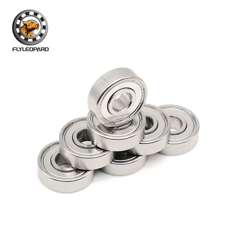 8Pcs S608ZZ  Stainless Steel Ball Bearing 608zz ABEC-9  8x22x7 mm   roller skates Bearing 608