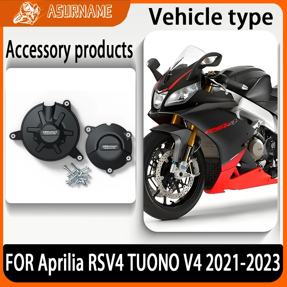

FOR Aprilia RSV4 RS V4 2021-2023 TUONO V4 2021-2023 Motorcycle Engine Cover Sets Bonnet Protector Engine Cover
