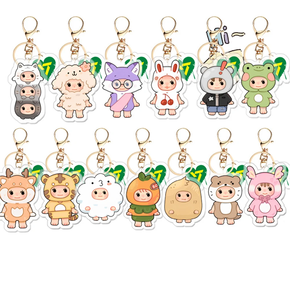 KPOP ST الكرتون كيرينغ MINITEEN لطيف الاكريليك قلادة S.COUPS جوشوا فيرنون هوشي حقيبة المفاتيح اكسسوارات المشجعين جمع هدية #2