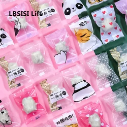 LBSISI Life 1000pcs Cookie Button Biscuits Mini Candy Bags Chocolate Milk Dates Baking Machine Hot Sealed Food Packing Bags