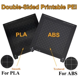 Double Side Printing PEI PLA ABS Sheet Spring Steel Base Plate Magnetic Heatbed For Voron Ender 3 CR10 KP3S Size 3D Printer Part