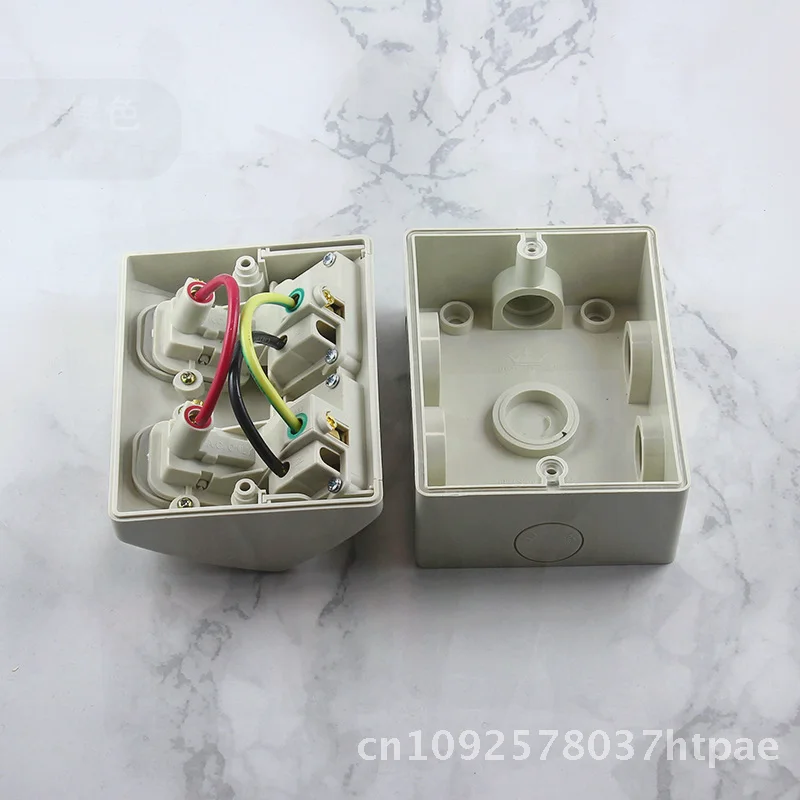 

Австралийский стандарт Двойная розетка IP53 10А 15А с независимым выключателем Два открытых розетки Сертифицированная SAA