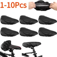 1-10Pcs Reusable Mountain Bicycle Saddle Protector Waterproof Elastic Dust And Rain Resistant Road Bike Seat Rain Cover