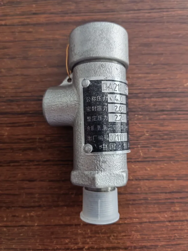 

Safety valve DA21F-25/40P, low-temperature pipeline,