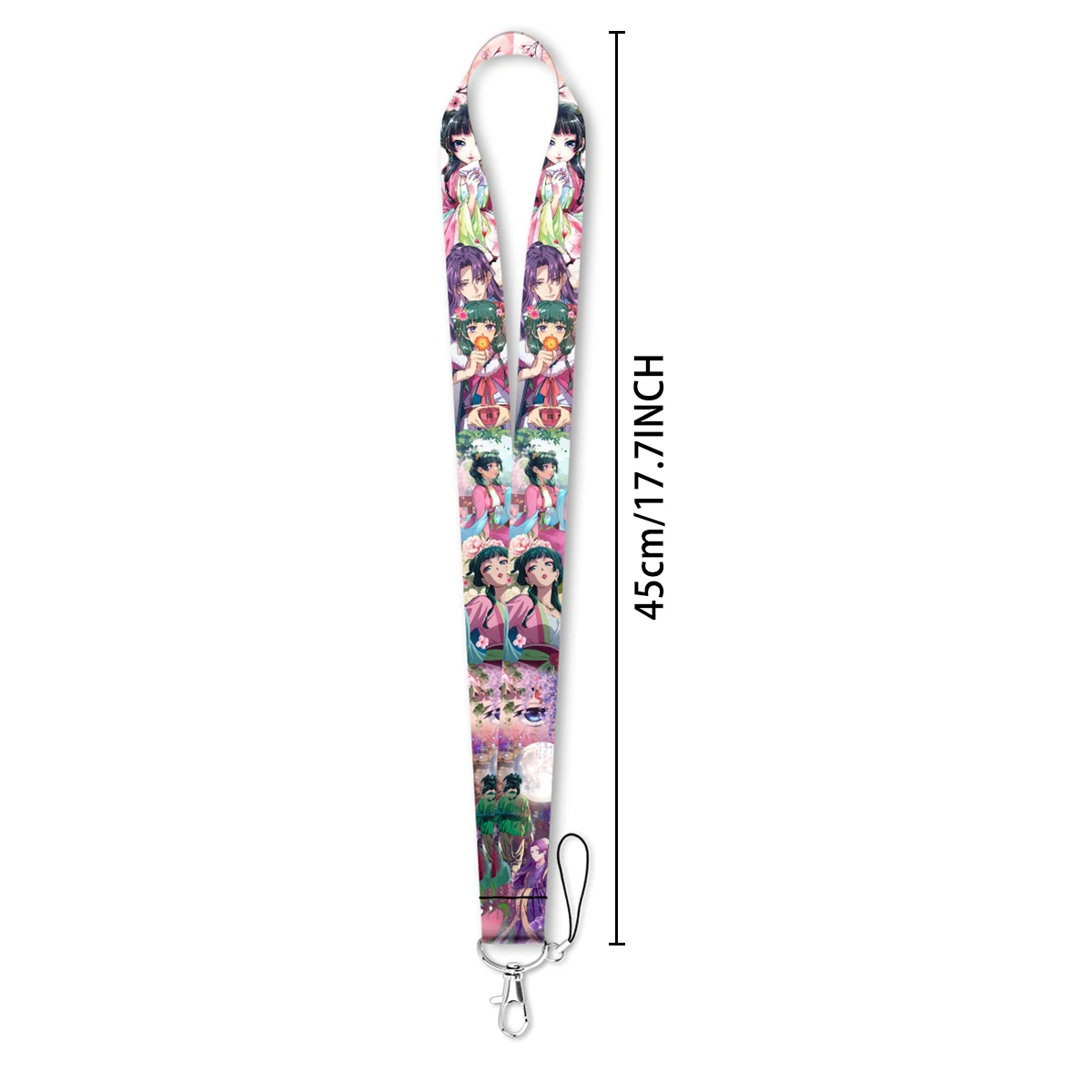 Japanische Anime Maomao Umhängeband Lanyards Schlüsselanhänger Ausweishalter Ausweis Pass Hängeseil Lariat Lanyard für Schlüsselanhänger Zubehör – Detail 1