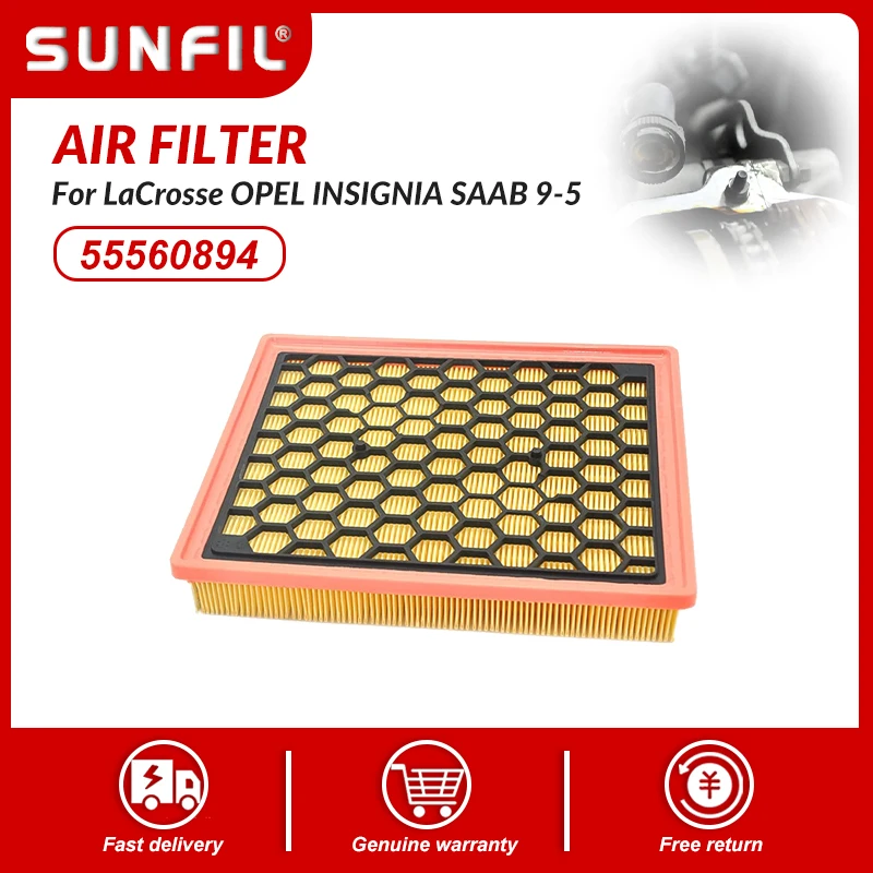 

Воздушный фильтр двигателя автомобиля для Buick Regal / LaCrosse OPEL INSIGNIA SAAB 9-5. Chevrolet Malibu Roewe 950 2,0/2,4/3,0 55560894