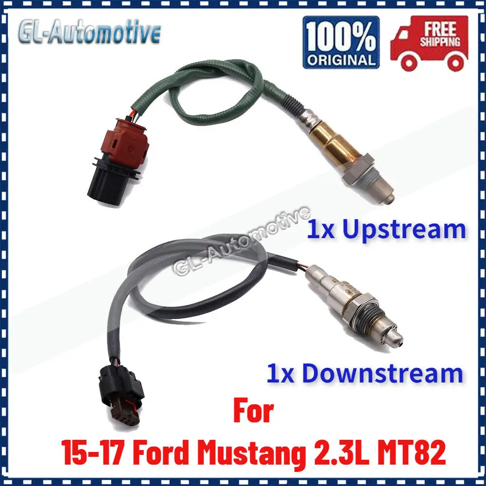 

2PCS Oxygen O2 Sensor Upstream&Downstream For Ford Mustang 2.3L MT82 2015-2017