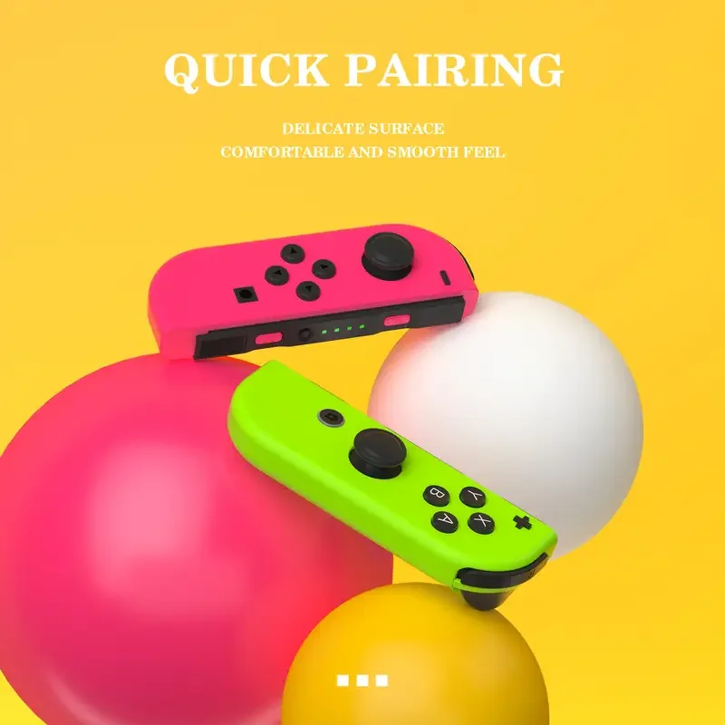 وحدة تحكم Joycon اللاسلكية للتحكم في التبديل مع عصا التحكم ذات الاهتزاز المزدوج ولوحة ألعاب لوحدات تحكم ألعاب الفيديو