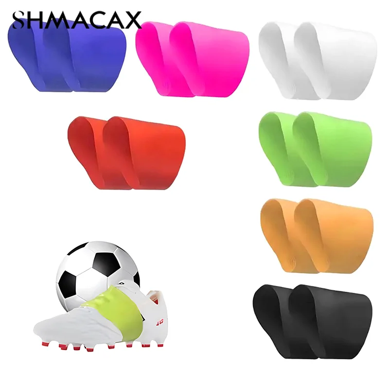 Soccer Lace Bands Silicone Youth Soccer Cleat Lace Cover Shoelaces Covers Sports Accessory For Football Baseball Shoes