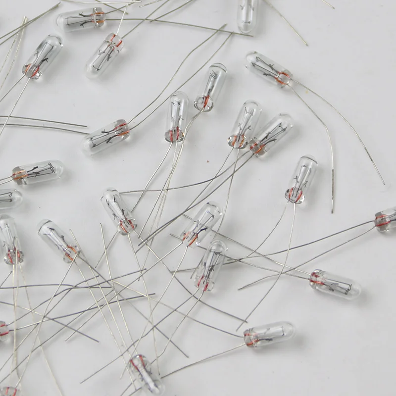 미니 밀 쌀 전구 스위치 단추 전구 표시기 전구 텅스텐 램프, 5mm, 4mm, 3mm, 3mm, 6V, 9V, 12V, 24V, 50 개