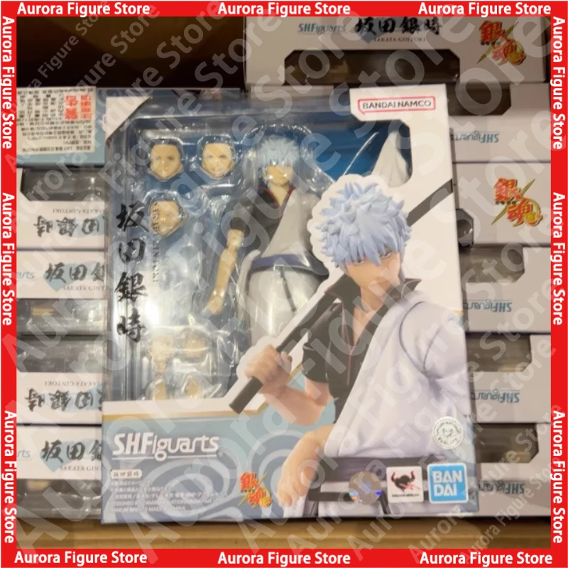 

In Stock 100% Original Bandai S.H.Figuarts SHF Gintama Sakata Gintoki Anime Action Figure Collectible Model Finished Toy Hobby