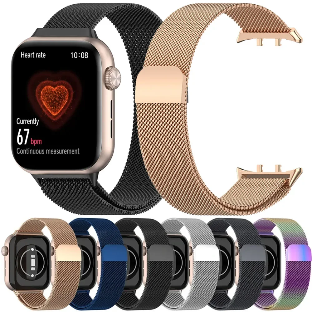 Миланская петля, магнитный ремешок для Honor Watch 5, металлический браслет из нержавеющей стали, ремешок для часов, ремень для Honor Watch 5, аксессуары