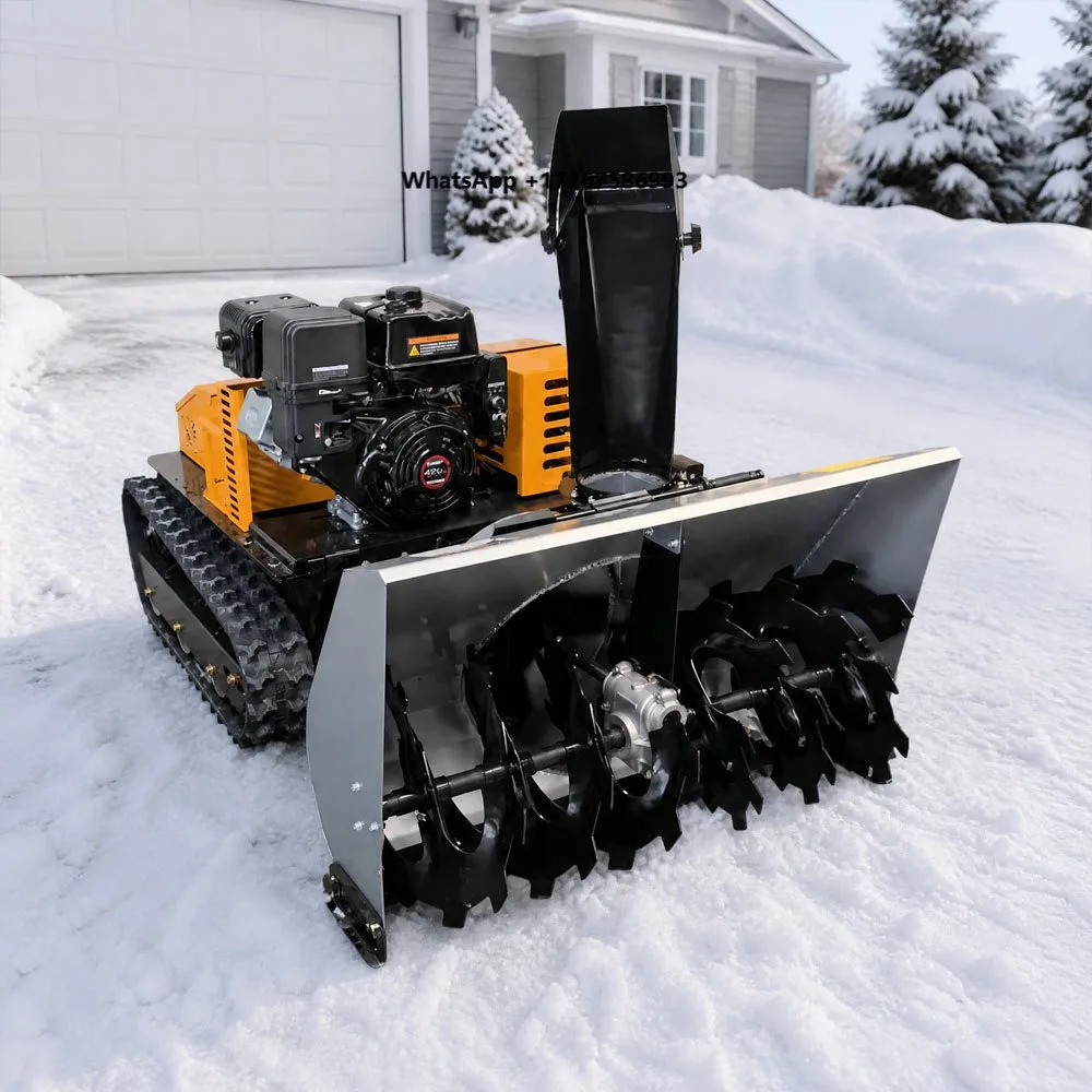 Competitive Price 100cm Remote Control Snow Blower for Farm Roads and Property Clearing