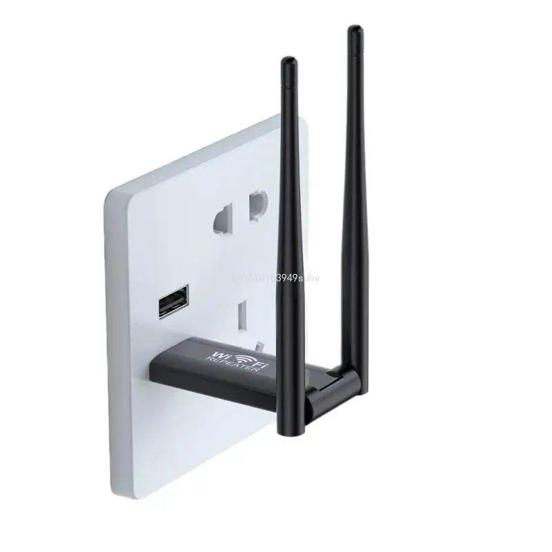 강력한 USB WiFi 리피터무선 WiFi 신호 강화기 부스터로 범위 300미터 확장
