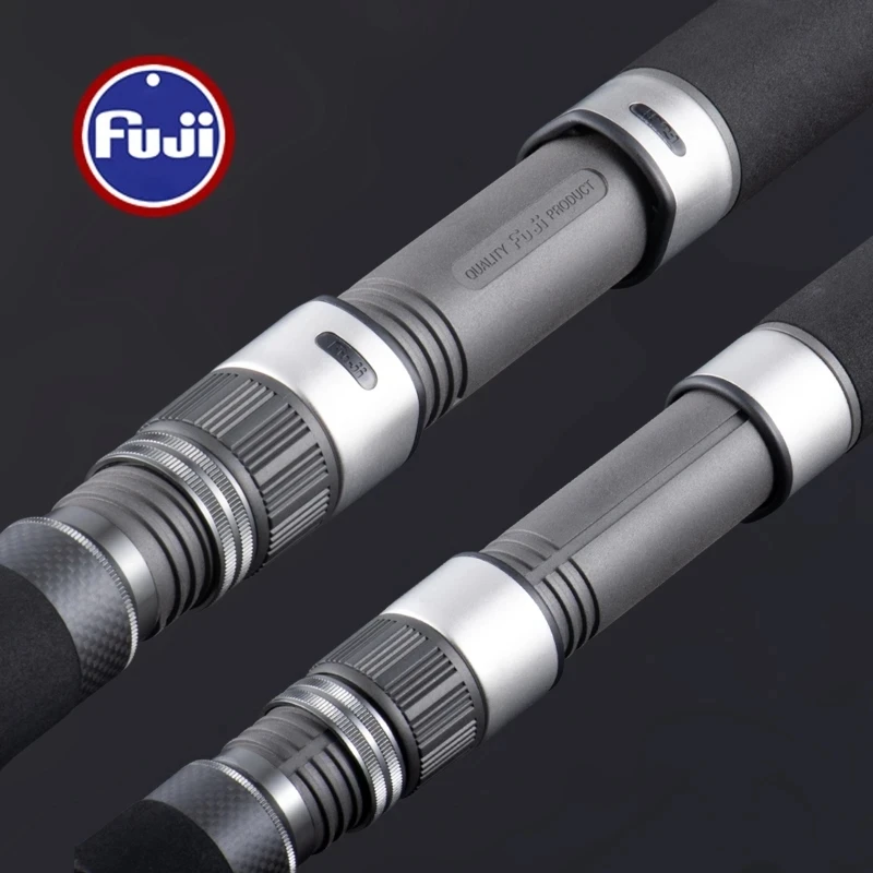 Lurekiller Full Fuji Parts Sea Bass Rod 3 Section Carbon MH 15-50G 2.7m-3.6m Spinning Lure Rod for Light Shore Jigging