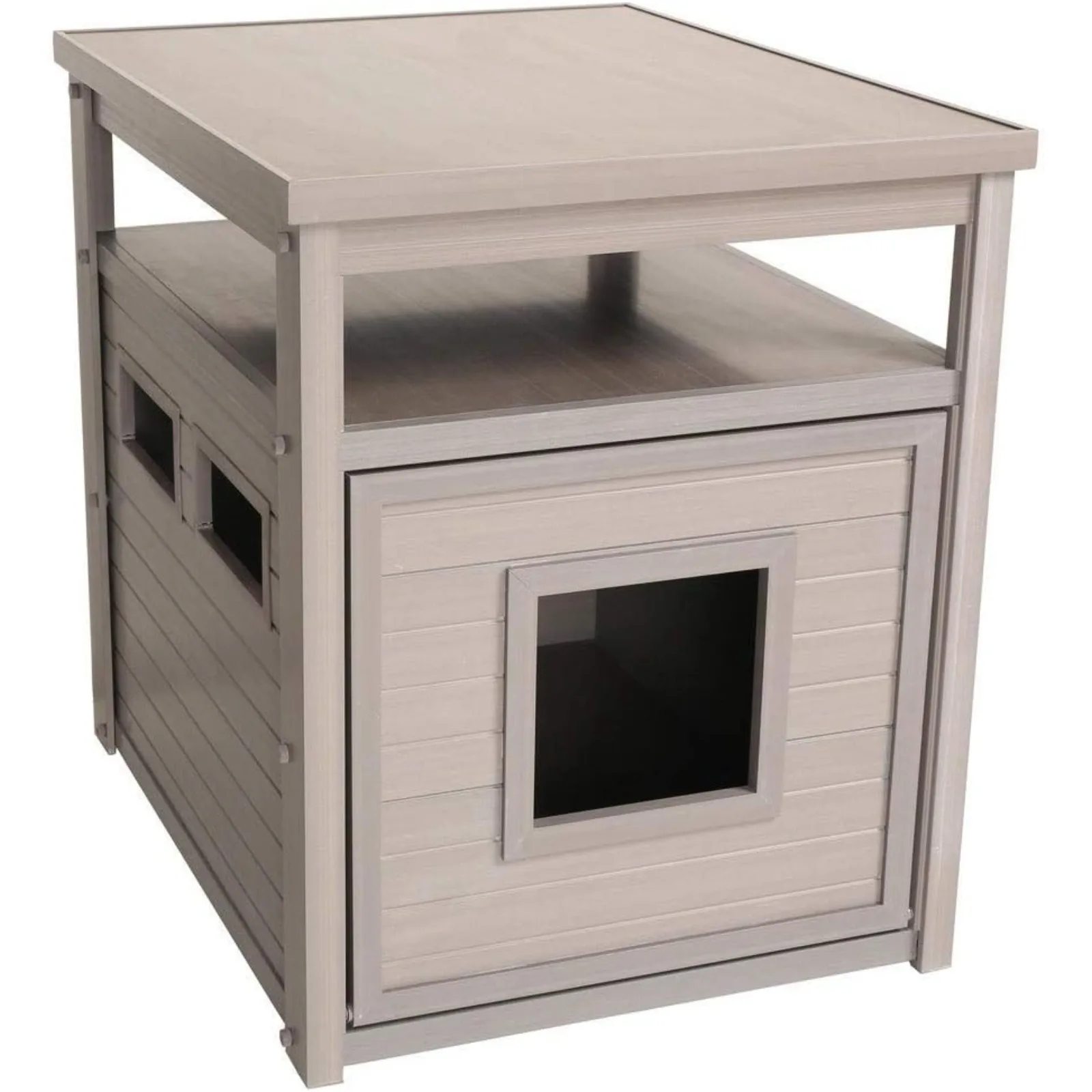 

EHLB802-04 Ecoflex Jumbo Litter Loo, Litter Box Cover/End Table, Antique White