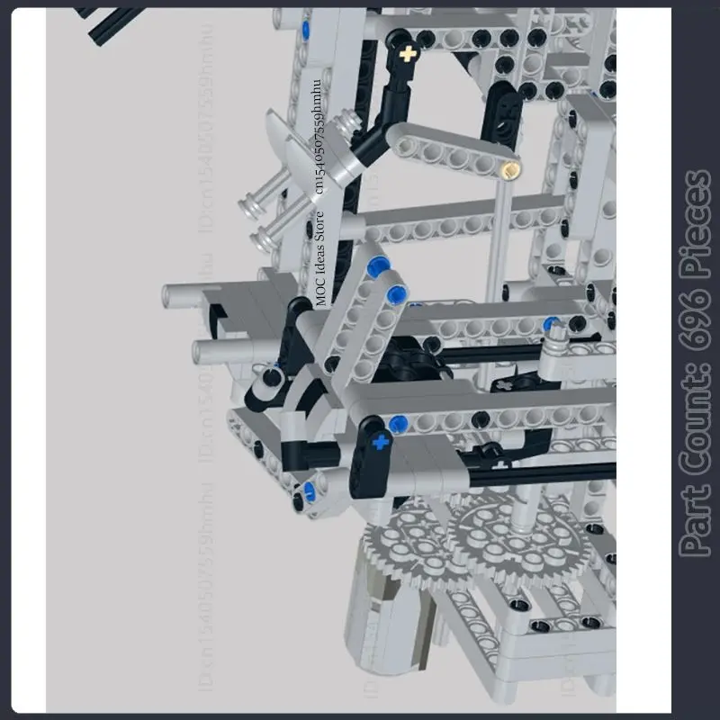 

MOC Building Blocks Great Ball Contraption Logarithmic Counter GBC Model DIY Technology Bricks Assembly Creative Toys Xmas Gifts