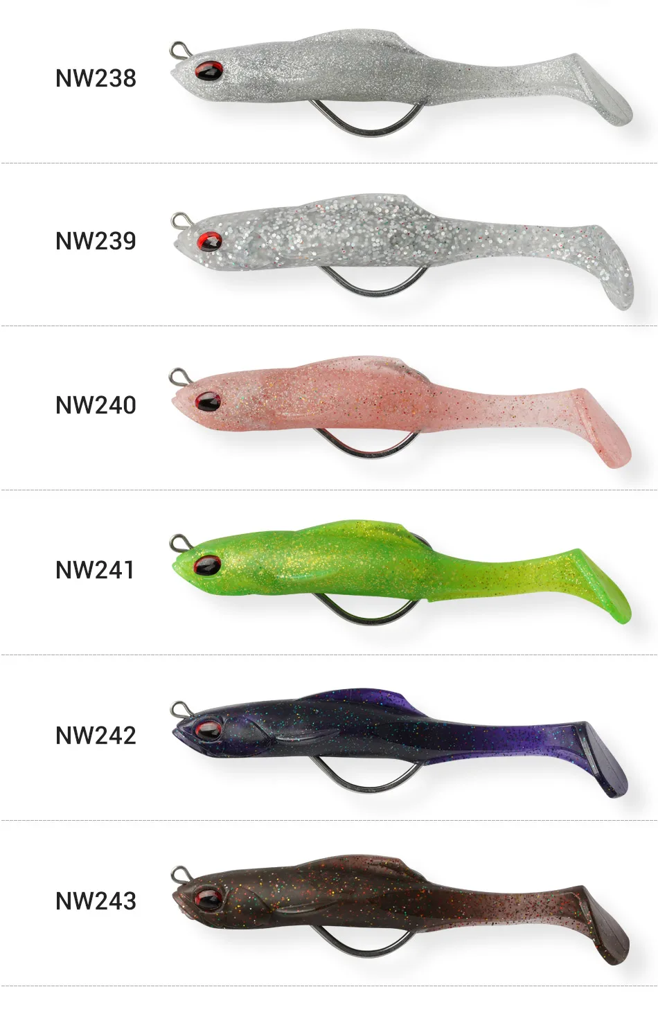 Noeby TPR Swimbait 14 cm 30 g hohler Körper sinkender weicher Köder Barschköder Wobbler dicker Shad-Nadelstinger-Haken Hecht-Bass-Köder – Detail 11