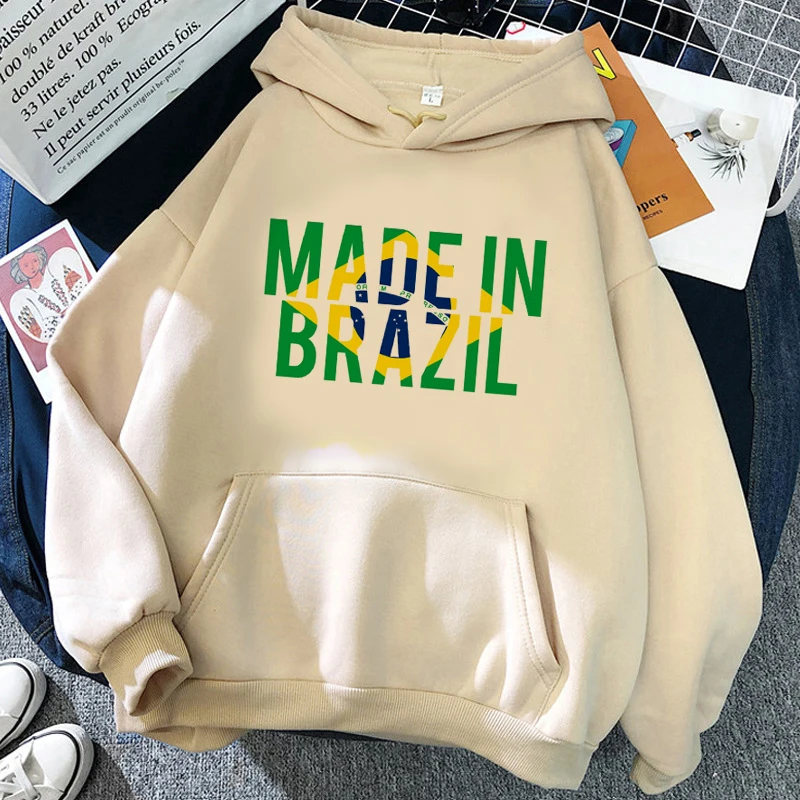 brazil hoodies male graphic y2k aesthetic men clothing hoddies Korea