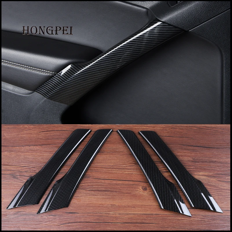 

Car Styling For VW Volkswagen Tiguan 2010-2021 Door Handle Holder Frame Cover Trim Sticker Auto Parts Accessories