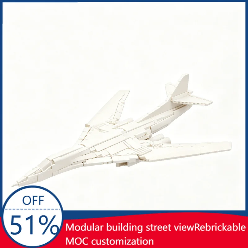 1776 PCS Customize Tupolev TU-160 Blackjack Bomber Model Custom Creative Building Blocks Assembly Educational Toy Birthday Gift