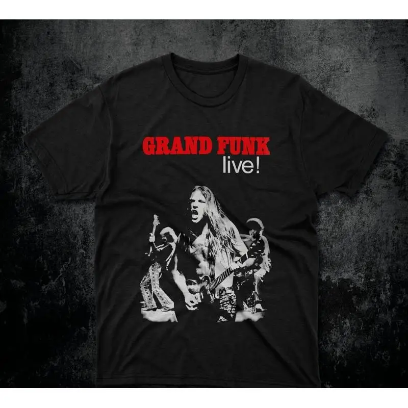 Camiseta Grand Funk Ferrocarril tamaño completo S a 5Xl