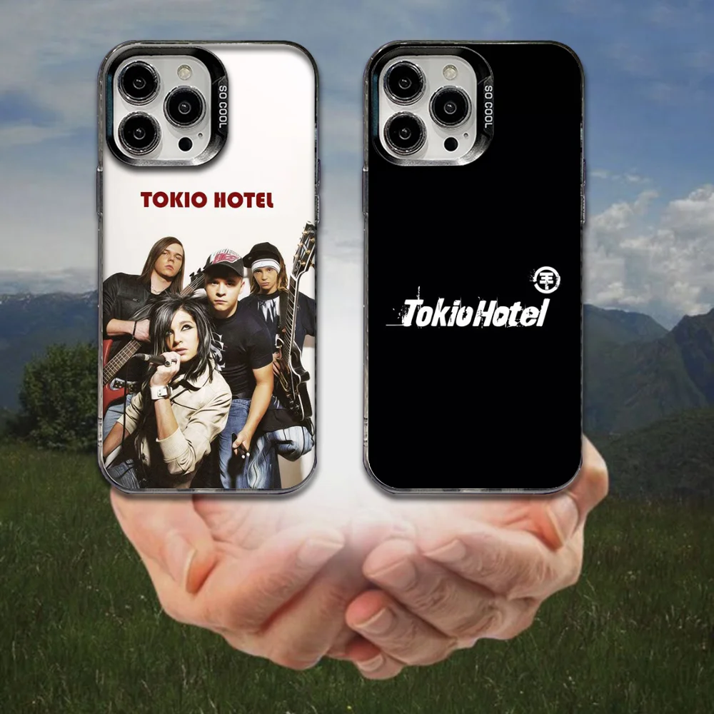 

Tokio Hotel Hands Up Band Phone Case For iPhone 16,15,14,13,12,11,8,7,Pro,Max,Plus,Mini,XS,SE Anti Fall Black Matte Hard