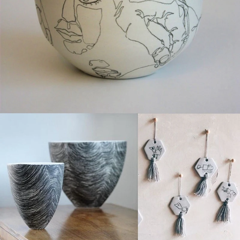 Black Underglaze Pencils, Underglaze Pencils For Pottery Underglaze Pencil Precision Underglaze Pencil For Pottery