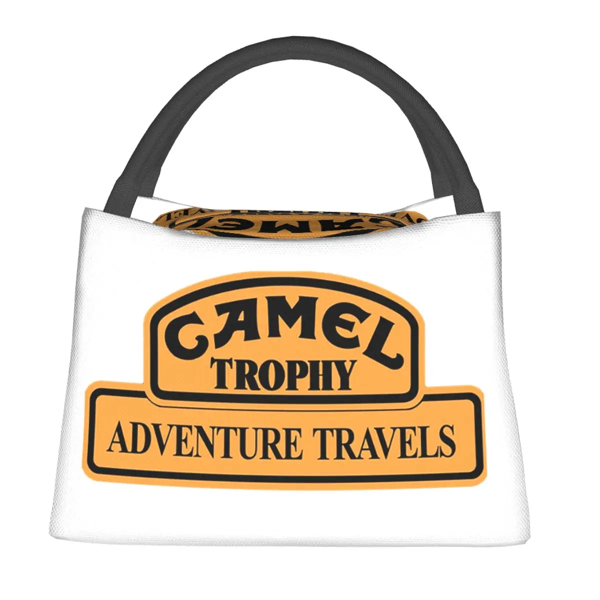 Camel Trophy Adventure Travels Lunch Bags Insulated Bento Box Lunch Tote Picnic Bags Cooler Thermal Bag for Woman Girl Office