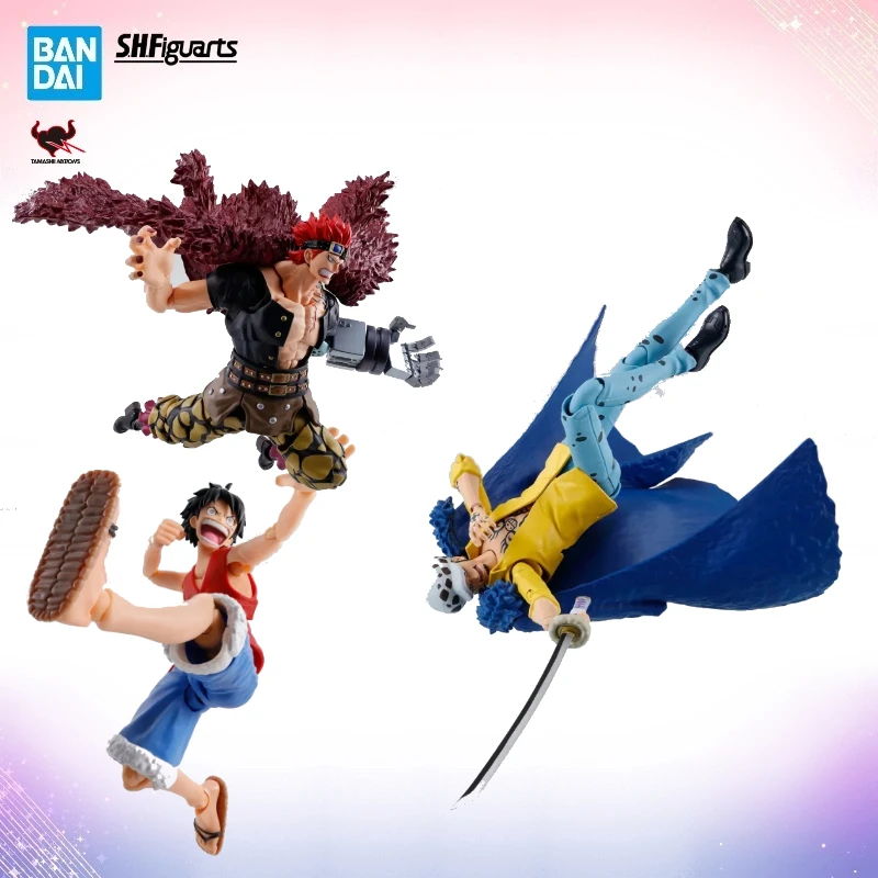 

В наличии Bandai One Piece EUSTASS KID SHF S.H.Figurats Аниме, полная фигурка, готовая модель, комплект игрушек, подарок для детей WB