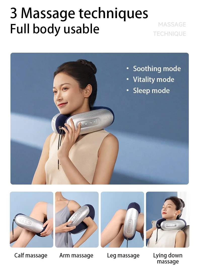 Smart Library New Neck And Shoulder Massager Shawl Massaging With Soothing Heat 3D Kneading Neck And Back Massage