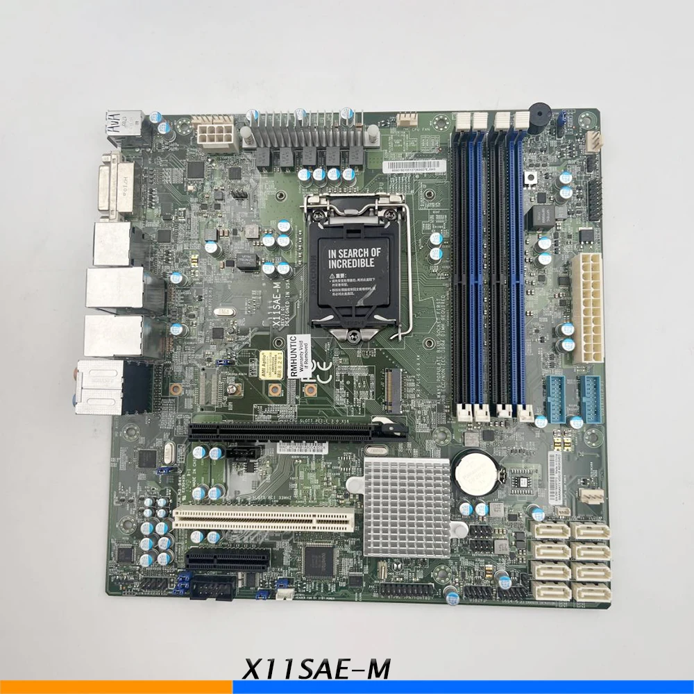 

X11SAE-M 1151 C236 64 ГБ оригинальная серверная материнская плата M-ATX E3 V5 V6 идеальный тест хорошего качества