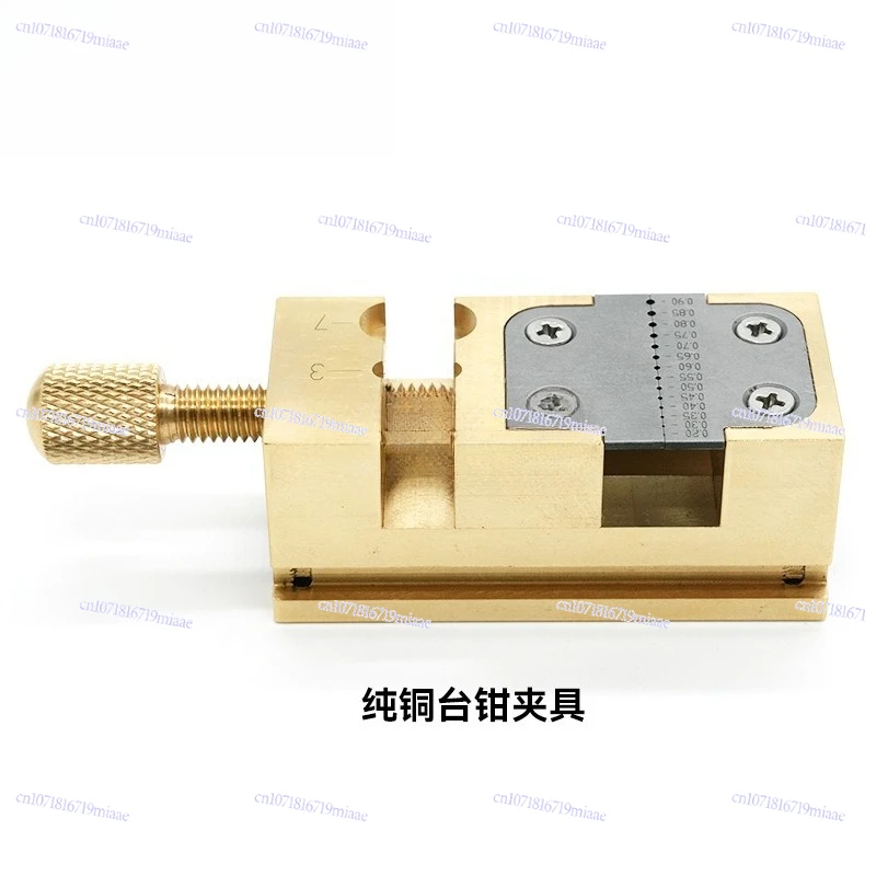 Pure Copper Watch Repair Tool Set - Handle Head Grip Pointer Pipe Clamp Balance Clamp Head Fixing Seat Wheel System