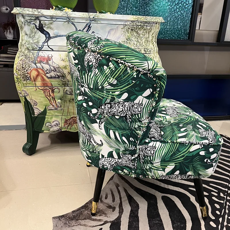 Furniture for small-sized apartments Living Room Balcony Single Small Sofa Reception Tiger Chair